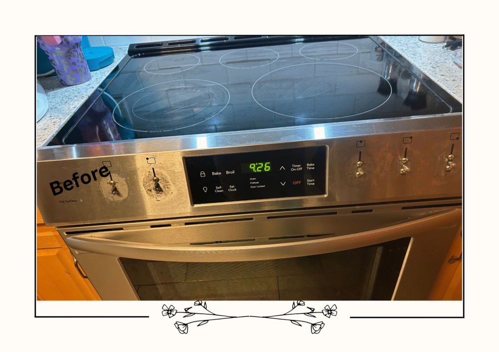 black and white simple floral border a4 (landscape)