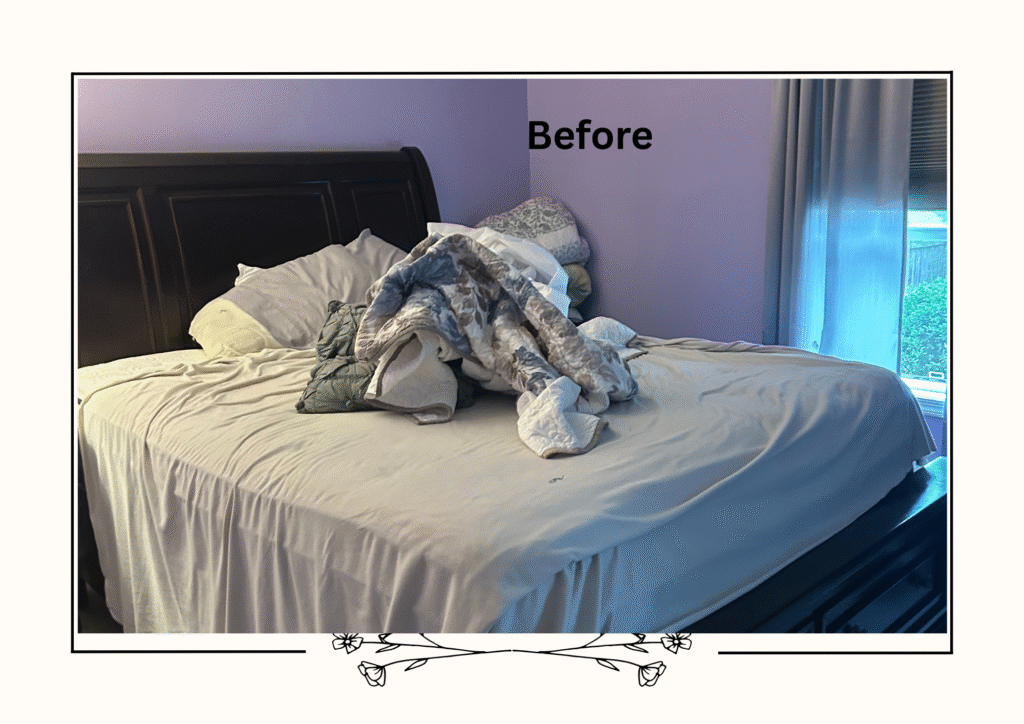 black and white simple floral border a4 (landscape) (2)